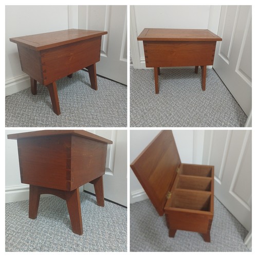 Vintage holz hocker tisch - vintage,