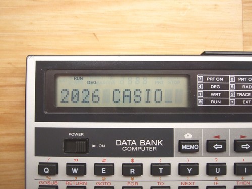 Casio 110 data - pb-110, bank