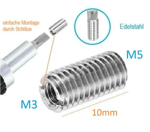 Auf gewinde adapter 10mm - m5,
