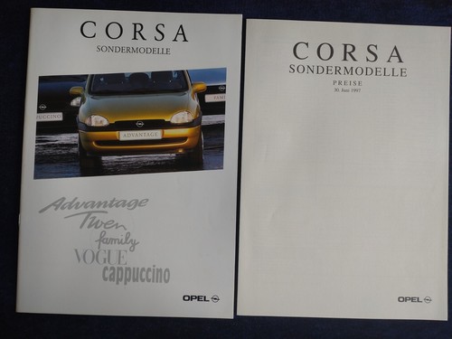 Opel corsa sondermodelle - opel,