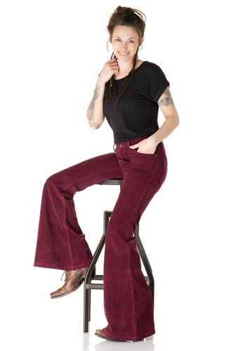 Comycom damen cord schlaghose - cord,