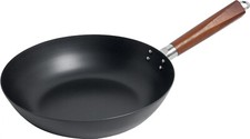 [ Black Carbon Steel Wok Ø