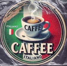 Holzschild caffee italiano - holzschild, "caffee
