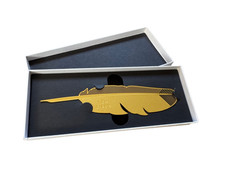 IWC x Tom Dixon - Lesezeichen / Bookmark - Goldfarbene Feder