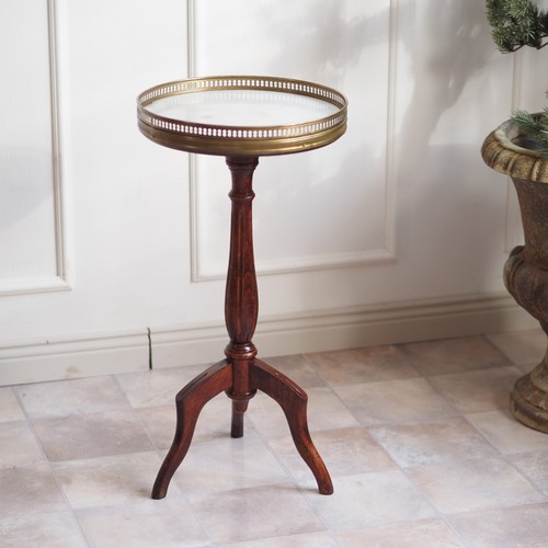 Gueridon beistelltisch marmor - beistelltisch,