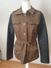 Pimkie Jacke Mit Lederärmeln