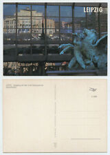 64386 - Leipzig - Oper gespiegelt in der Glasfassade des Gewandhauses - alte AK