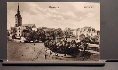 Aachen kaiserplatz - ak,