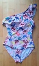 Esprit One Shoulder Badeanzug bunt Größe 38 *NEU*