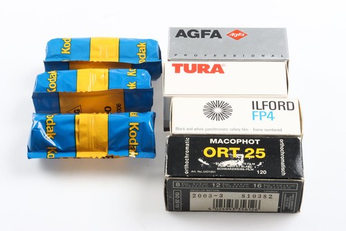 Konvolut rollfilme 120 - rollfilme, sw
