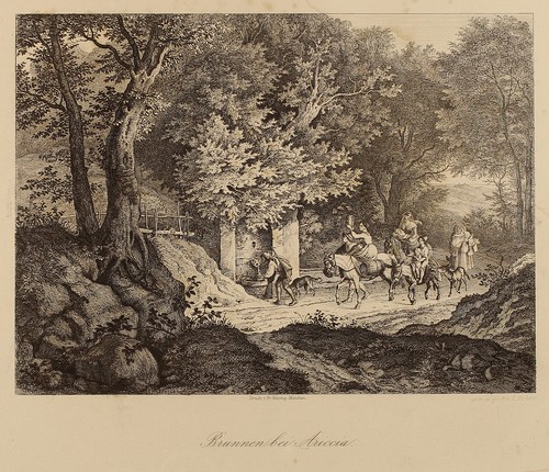 Adrian ludwig richter - adrian, brunnen