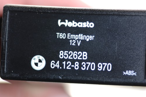 Bmw webasto standheizung - bmw,