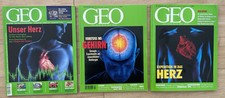 3x Geo Magazin Sammlung Konvolut Gesundheit Herz Gehirn (25/102)