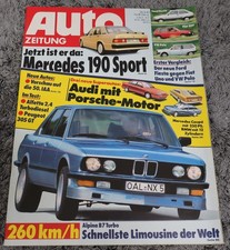 Auto Zeitung 18/1983 Mercedes
