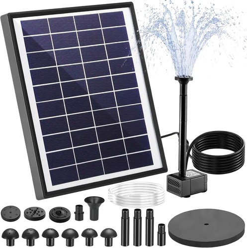 Solar teichpumpe 180l h - solar, 6,5w
