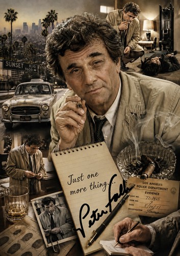 Peter falk columbo signed - columbo,