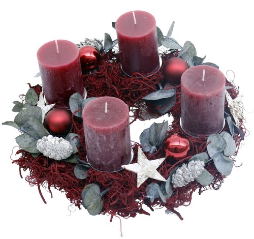 Adventskranz tischkranz - adventskranz,