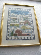 Kreuzstich Stickbild Fremme