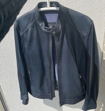Lederjacke Herren - Massimo Dutti - Größe L - dunkelblau - NEU!