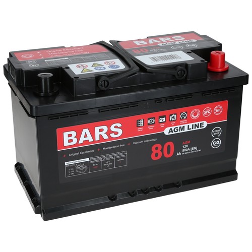 Autobatterie 12v 80ah - 80ah, 800a/en