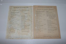 2 Spielpläne Oper Berlin 1951 mit Rudolf Schock,  Tiana Lemnitz, Scherchen