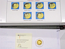 (2246) Deutschland 20 Euro Goldmünze Deutscher Wald Linde 2015 Stg. 999/Gold