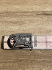 Zweiseitiger Beige/Schwarz Burberry Gürtel 100