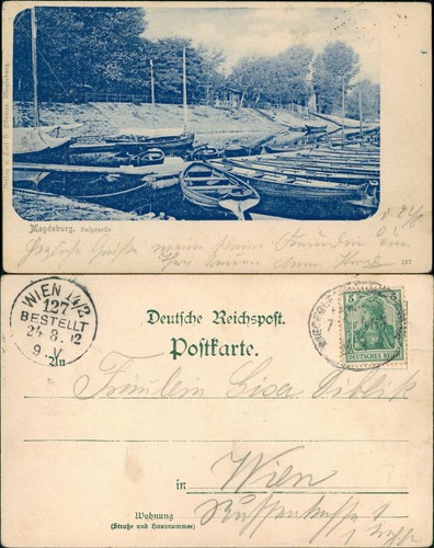 Ansichtskarte magdeburg - ansichtskarte,
