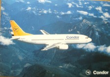 Postkarte Condor Boeing