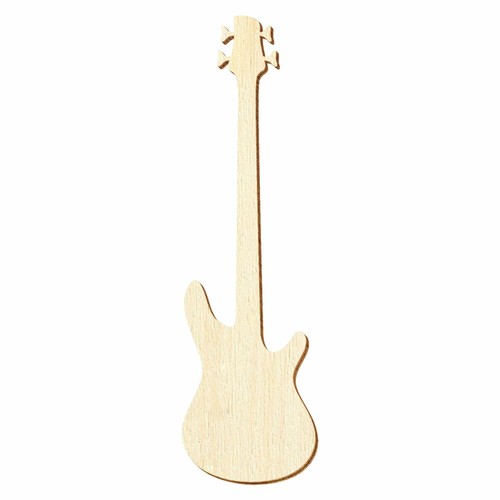 Holz bassgitarre deko - -,