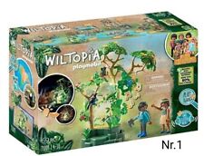 PLAYMOBIL Wiltopia-Nachtlicht Regenwald Spielset Wolf Figure Elch Figure ab 4 J.