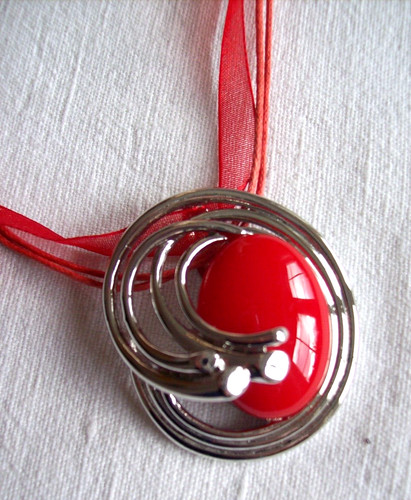 Kettenanhänger poppy red - poppy, rot