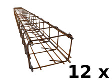 12x Verstärkter Mattenkorb Q188 2,3m 4 Stange 10mm A 100-300mm B 100-300mm Matte