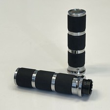 CHROM CUSTOM GRIPS passend für Suzuki VS 750 / VS 800 / VS 1400 Intruder (45-0203)