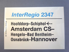 orig DB Zuglaufschild IR 2347