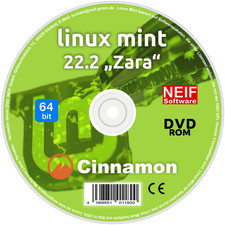 Linux Mint 22.2 "Zara" Cinnamon Deutsch auf DVD oder USB-Stick NEU 2025
