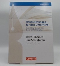 Handreichungen Deutsch GK LK Zentralabitur 2024 Hinweise und Lösungen Klausuren
