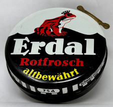 Erdal Blechdose Dose Nr. 40 Schuhcreme Rotfrosch Altbewährt GEFÜLLT ALT /P14.8/5