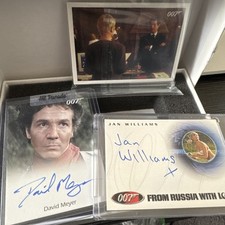 James Bond Autogramme David