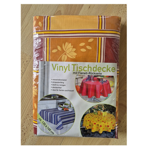 Tischdecke vinyl flanell - tischdecke,