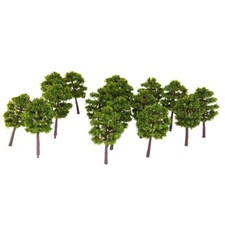 40 Stk Tiefgrüne Modellbäume Für Spur N-Eisenbahn Gebäude Szenerie-Layout 1：250