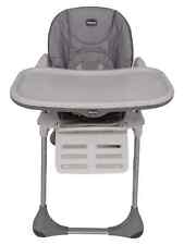 Chicco Hochstuhl Baby Polly Magic Relax, grau, mit Tisch Liegefunktion Rollen