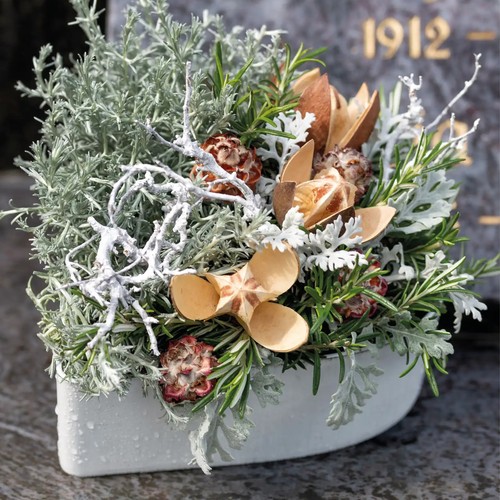 Herz pflanzschale vintage - herz,