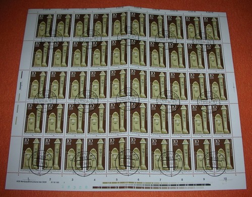 Abart ddr kleinbogen 1984 - abart,