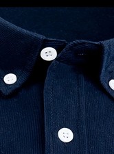 Herren Langarm Hemd blau