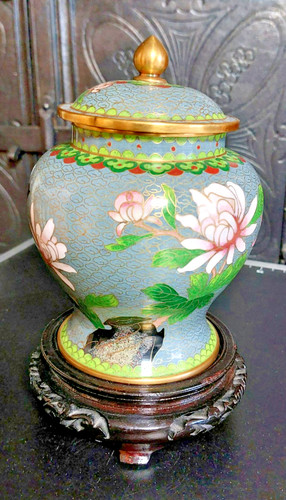 Seltene cloisonne dose japan - seltene, dose,