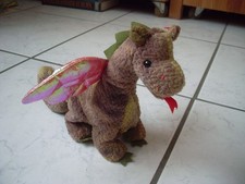 Original Ty Drache Scorch Kuscheltier Stofftier mit Etikett Beanie Babies