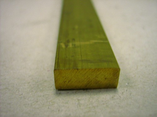 Messing flach - flach,