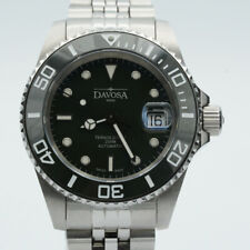 DAVOSA TERNOS DIVEr AUTOMATIK HERREN UHR STAHL NEUWERTIG 40MM 161.555.07 PAPIERE