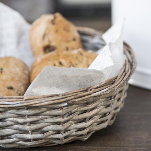Brotkorb breakfast grau - brotkorb, braun